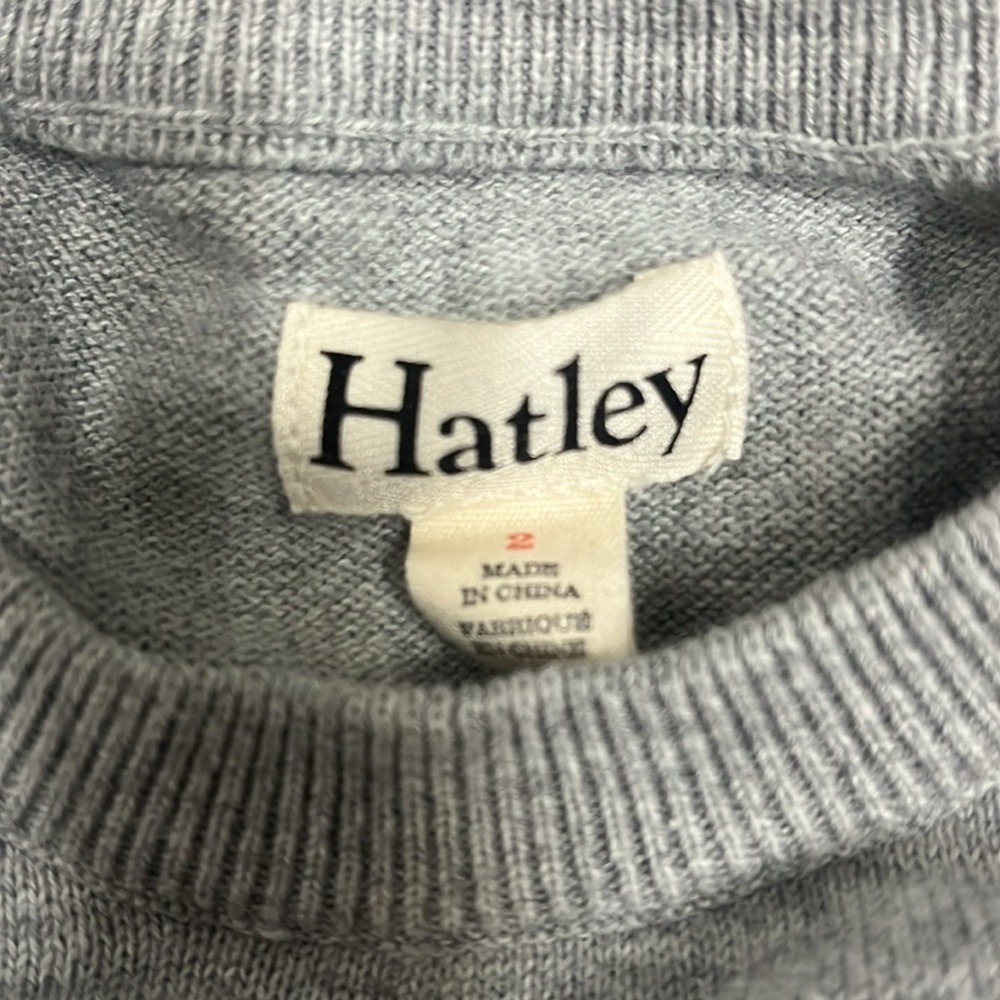 Kids Hatley Gray Space Shuttle Sweater Size 2 - Picture 3 of 5